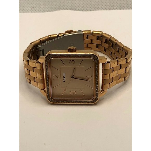 Fossil BQ3366 Women's Gold Stainless Steel Analog - Picture 5 of 9